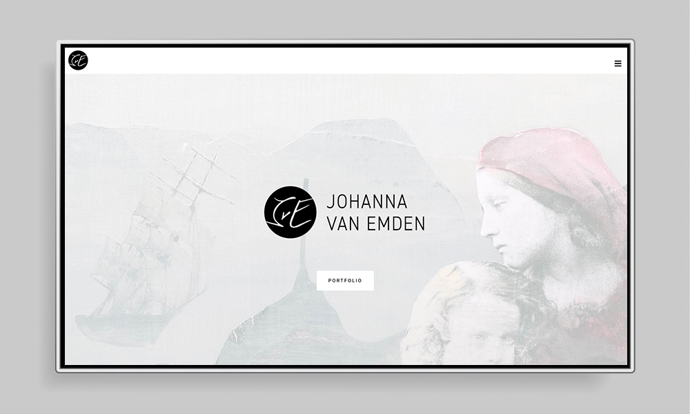 Online-Portfolio von TAG EINS für die Künstlerin Johanna van Emden